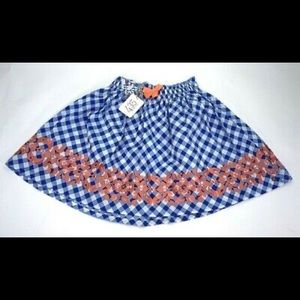 Matilda Jane tarte tartan skirt size 8 NWT